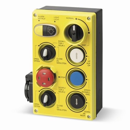 Boîte à boutons à 8 boutons - GM321 - Giovenzana International B.V. - IP54 / pour ascenseur
