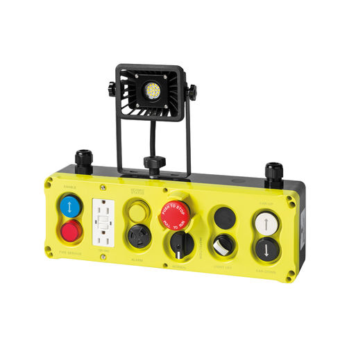 Boîte à boutons à 7 boutons - GMS312 - Giovenzana International B.V. - IP54 / pour ascenseur / avec buzzer