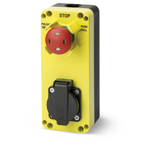 Bouton poussoir coup de poing - GM406/EU - Giovenzana International B.V. - d'arrêt d'urgence / IP65 / électromécanique