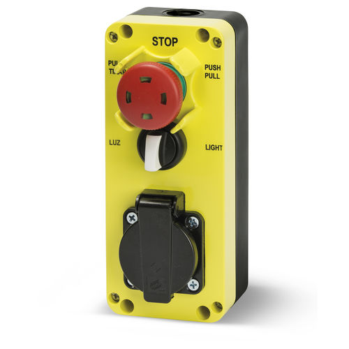 Bouton poussoir coup de poing - GM403A - Giovenzana International B.V. - d'arrêt d'urgence / IP54 / électromécanique