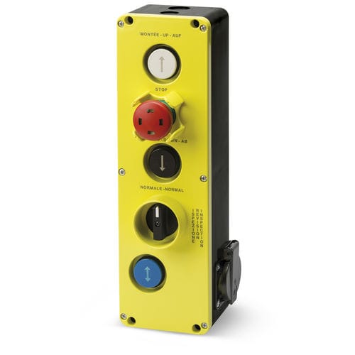 Boîte à boutons à 5 boutons - GM663 - Giovenzana International B.V. - IP65 / pour ascenseur