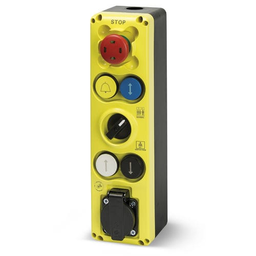 Boîte à boutons à 8 boutons - GM750 - Giovenzana International B.V. - IP65 / pour ascenseur
