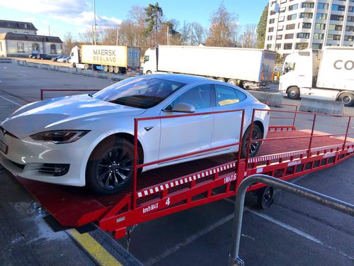 Rampe de chargement mobile - PRO series - AV-EXIM - pour quai / pour chariot élévateur / pour entrepôt