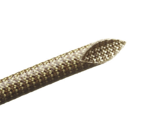 Gaine de protection thermique - SILIGAINE® GTE 1 - OMERIN - tressée / pour câbles / en fibre minérale
