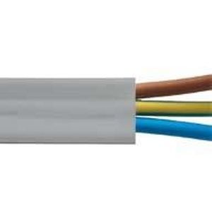 Câble électrique d'alimentation - ECOLINE P3 - Woertz - isolé / plat
