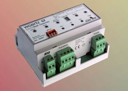 Passerelle de communication - KNX - Woertz - de bus de terrain / multiprotocole