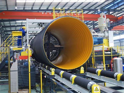 Ligne d'extrusion multicouche - Goldstone Orient New Material Technology - pour tubes annelés / pour thermoplastiques / pour tubes renforcés d'acier