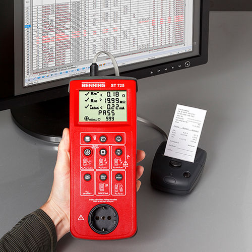 Testeur anti-effraction - ST 725 - Benning - pour appareils électriques / portable / automatique