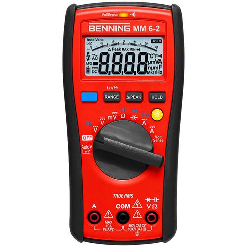 Multimètre numérique - MM 6-2 - Benning - portable / 600 V / CAT IV