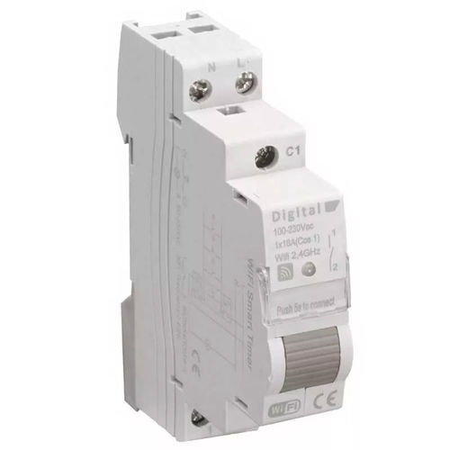 Interrupteur unipolaire - 04912 - DIGITAL ELECTRIC - encastrable / sans fil / compact