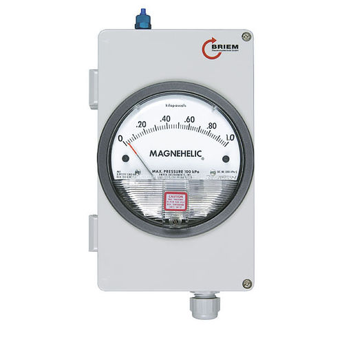 Manomètre différentiel - GBA604 - BRIEM Steuerungstechnik GmbH - analogique / mural / IP54