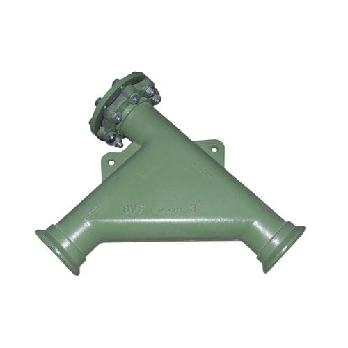 Raccord résistant à l'abrasion - CSQ - GVF Impianti Srl - pneumatique / à bride / en Y