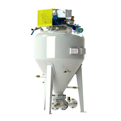 Système de transport pneumatique en phase dense - GA - GVF Impianti Srl - pour granules / de transport / pour matériau en vrac