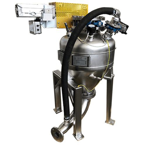 Système de transport pneumatique en acier inoxydable - GVF Impianti Srl - en phase dense / pour poudres / pour produits alimentaires