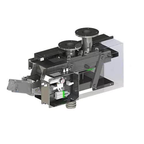 Vanne d'aiguillage 2 voies - DP series - GVF Impianti Srl - pour transport pneumatique