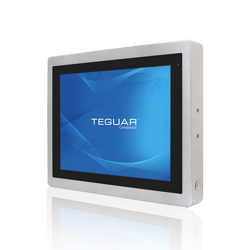 Moniteur étanche - TSD-45-12 - Teguar - TFT-LCD / à technologie capacitive projetée / à écran tactile résistif