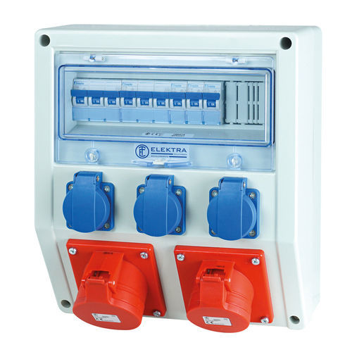 Coffret électrique avec prise de courant - ESTK series - ELEKTRA TAILFINGEN Schaltgeräte GmbH & Co. KG - de distribution / équipé / mural