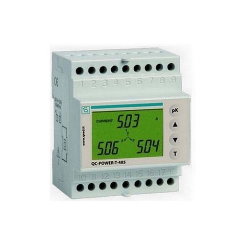 Compteur d'énergie électrique triphasé - QC-POWER-T-485 - qeed - sur rail DIN / RS-485 / avec afficheur LCD