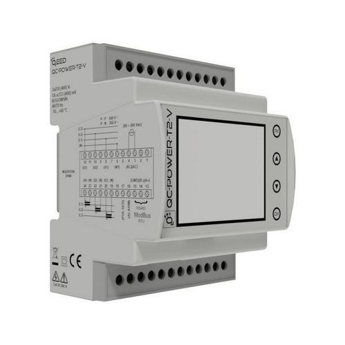 Compteur d'énergie électrique triphasé - QC-POWER-T2-V - qeed - sur rail DIN / 50 Hz / RS-485