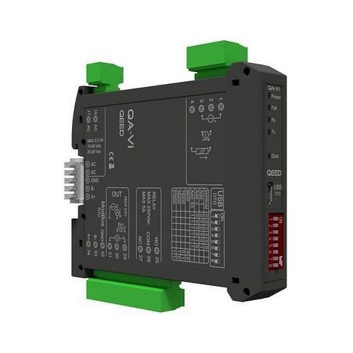 Convertisseur/isolateur de signal sur rail DIN - QA-VI - qeed - à isolation galvanique / RS485