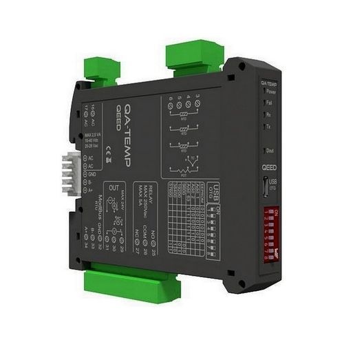 Convertisseur de signal universel - QA-TEMP - qeed - régulateur de température / sur rail DIN / à isolation galvanique