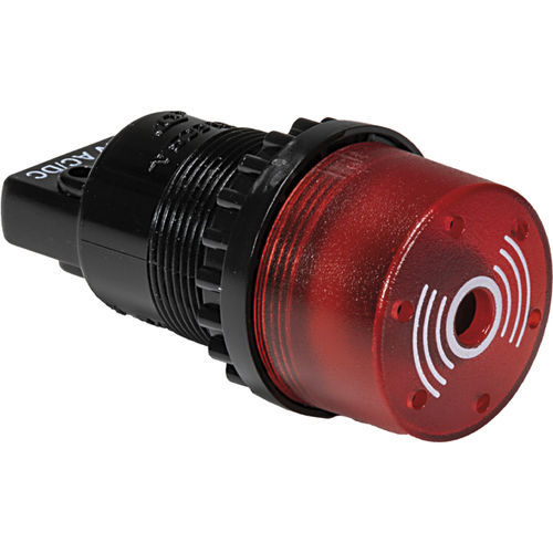 Buzzer d'alarme IP54 - D-714 - DELECSA - à montage sur tableau / avec feu à LED / à témoin LED