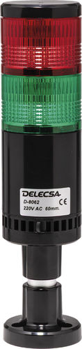 Colonne lumineuse à LED - D-8062 - DELECSA - permanente / clignotant / à 5 couleurs