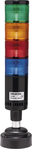 Colonne lumineuse à LED - D-8060B - DELECSA - permanente / clignotant / à 5 couleurs
