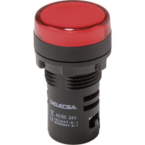Voyant à LED - D-7022 - DELECSA - monté sur panneau / IP65 / AC/DC