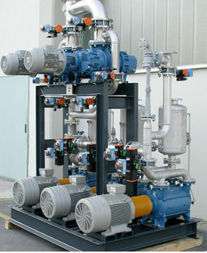 Groupe de vide lubrifié - GIEFFE SYSTEMS Srl - industriel