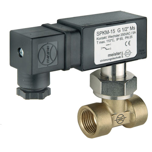 Contrôleur de débit magnétique - SPKM - Meister Strömungstechnik GmbH - à palette / pour liquides / en ligne