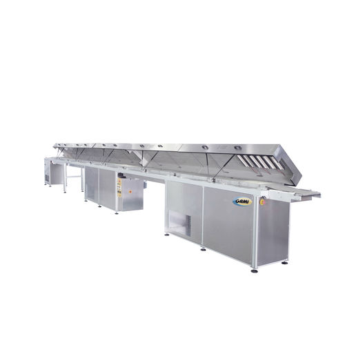 Tunnel de refroidissement pour chocolat - TU300F, TU400F - GAMI s.r.l.