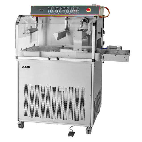 Machine d'enrobage et de temperage continue - R550 - GAMI s.r.l. - pour chocolat / en acier inoxydable