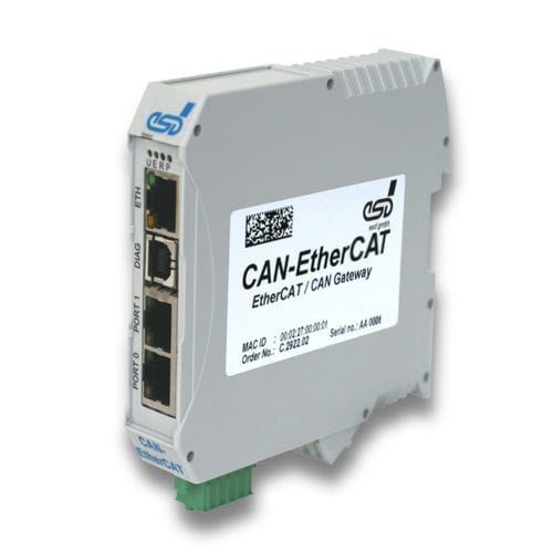 Passerelle de communication - CAN-EtherCAT - esd electronics gmbh - industrielle / Ethernet / CANbus