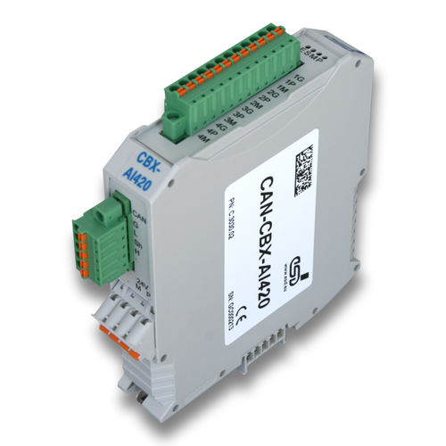 Module E/S analogique - CAN-CBX-AI420 - esd electronics gmbh - CANopen / CAN Bus / à 4 entrées analogiques