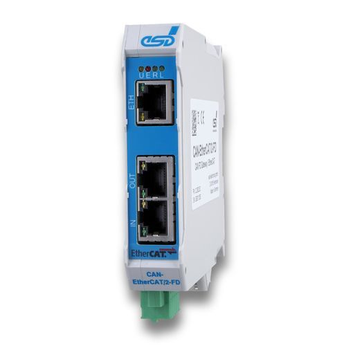 Passerelle de communication - CAN-EtherCAT/2-FD - esd electronics gmbh - industrielle / Ethernet / CANbus