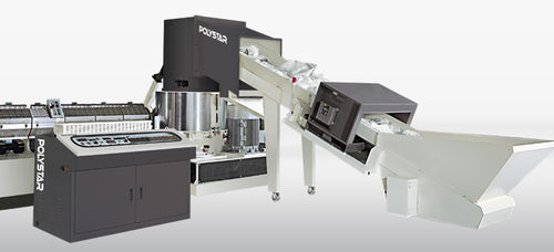 Extrudeuse monovis - HNT-V series - Polystar Machinery Co., Ltd. - de recyclage / pour PE