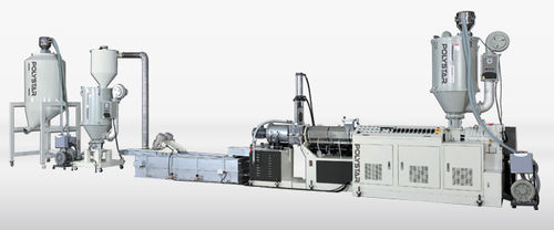Ligne d'extrusion de recyclage de matières plastiques - TR-V series - Polystar Machinery Co., Ltd. - pour HDPE