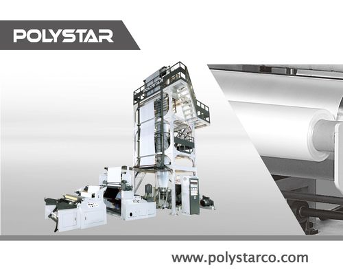 Ligne d'extrusion 3 couches - CE-ABA - Polystar Machinery Co., Ltd. - de film par gonflage / pour HDPE