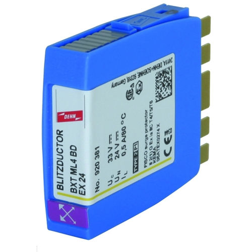Parafoudre de type 2 - BXT ML4 BD EX 24 - DEHN + SÖHNE - pour réseau de télécommunication / compact / multipolaire