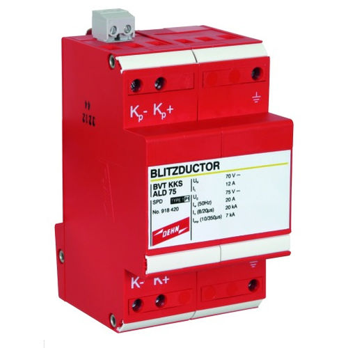 Parafoudre de type 2 - BVT KKS ALD 75 - DEHN + SÖHNE - de télésignalisation / compact / combiné