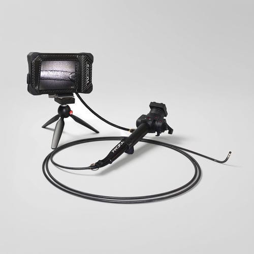 Vidéo-endoscope flexible - VUCAM D - VIZAAR - pour inspection de moteur à turbine / pour caméra / pour produits alimentaires