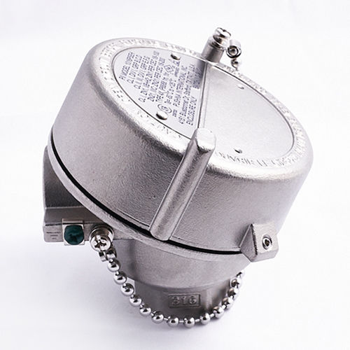 Tête de raccordement en acier inoxydable - 1116PSEH - PUSHNA INTERNATIONAL - pour capteur de température / thermocouple / antidéflagrant