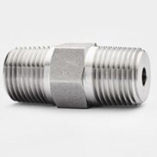 Mamelon en acier inoxydable - PHX4/6NL - PUSHNA INTERNATIONAL - fileté / hexagonal / NPT