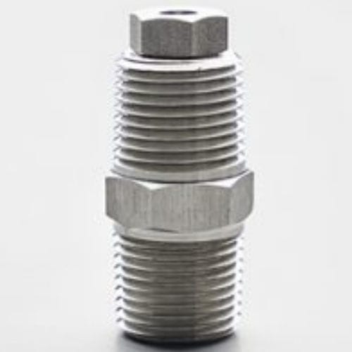 Raccord hydraulique - PHS4/6  - PUSHNA INTERNATIONAL - fileté / en acier inoxydable / mâle-mâle