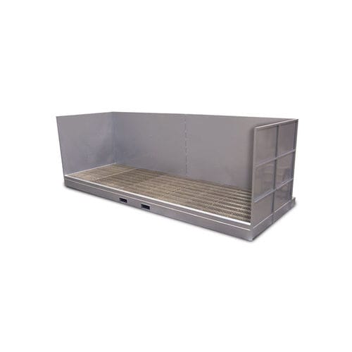 Cabine de poudrage ouverte - Best Technology - pour pièces détachées