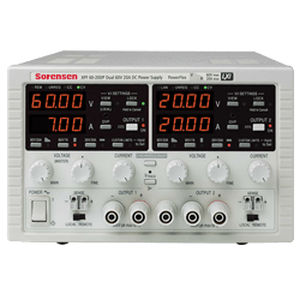 Alimentation électrique benchtop - XPF  - AMETEK Programmable Power - DC / à deux sorties