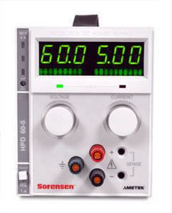 Alimentation électrique AC/DC - 15 - 60 V, 0 - 300 W | Sorensen HPD series - AMETEK Programmable Power - de table / compacte