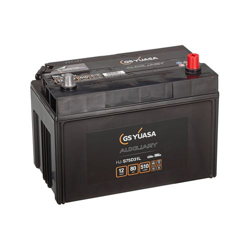 Batterie plomb-acide - HJ-S75D31L - GS Yuasa - de bloc / 12 V / pour véhicule électrique