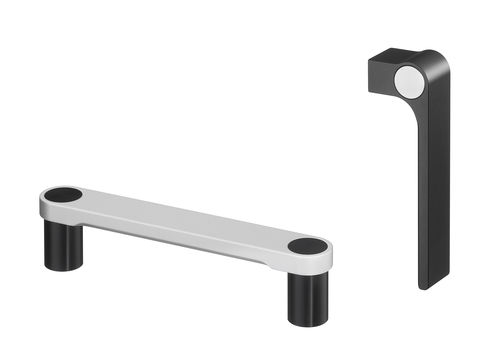 Poignée étrier - HG - Rohde AG - pour porte / en aluminium